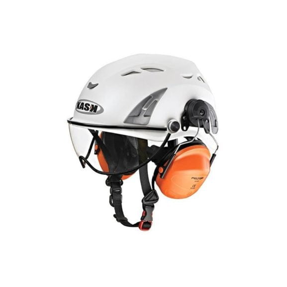 pracovní helma PLASMA WORK s chrániči uší PELTOR OPTIME II P3E
