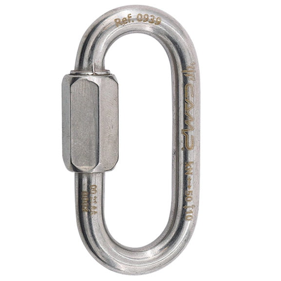 Oval Quick Link; 8mm; stainless steel