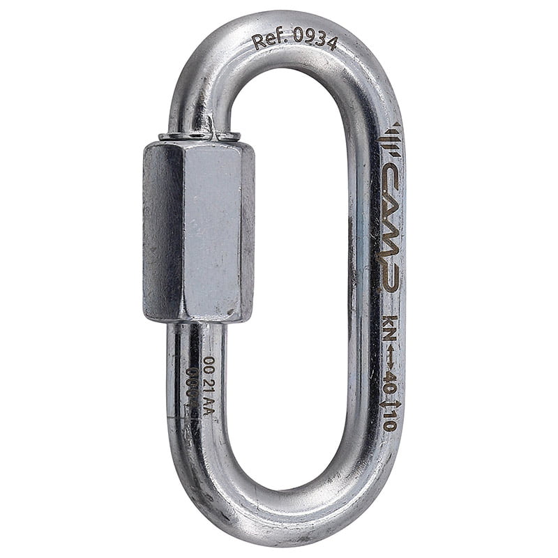 Oval Quick Link; 8mm; zinc plated steel
