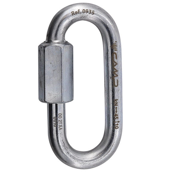 Oval Quick Link; 10mm; zinc plated steel