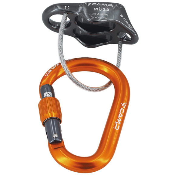 Piu 2.0 Belay Kit; gun metal